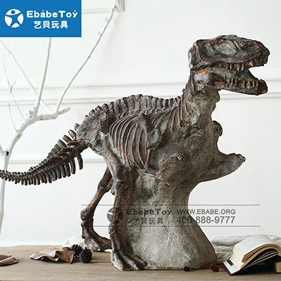 恐龙化石摆件 仿真恐龙化石立偶 定制