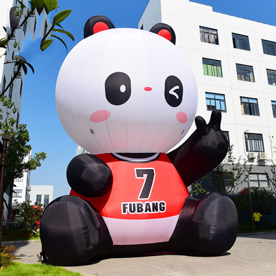 500-8000网红大熊猫公仔充气动物模型功夫熊猫气模定制开业活动创意卡通人
