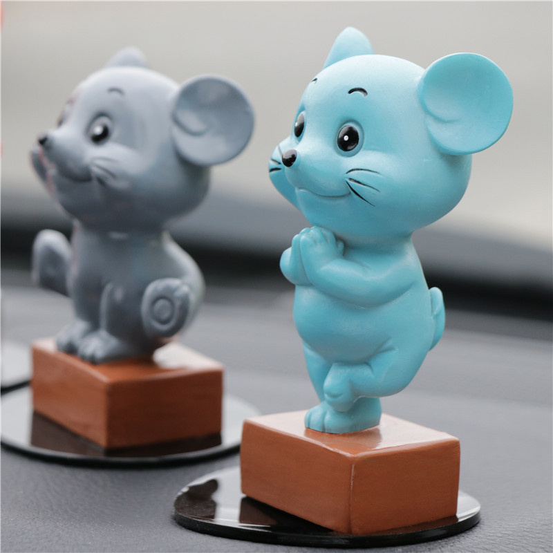 创意摆件可爱小老鼠公仔 个性鼠年吉祥物定制